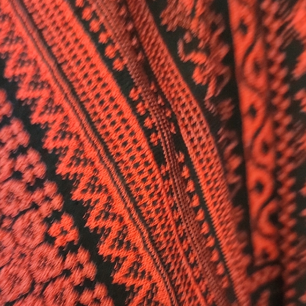 Jean Paul Gaultier Vintage Black Embroidered Tunic Blouse Bohemian Folk Top - Picture 4 of 4